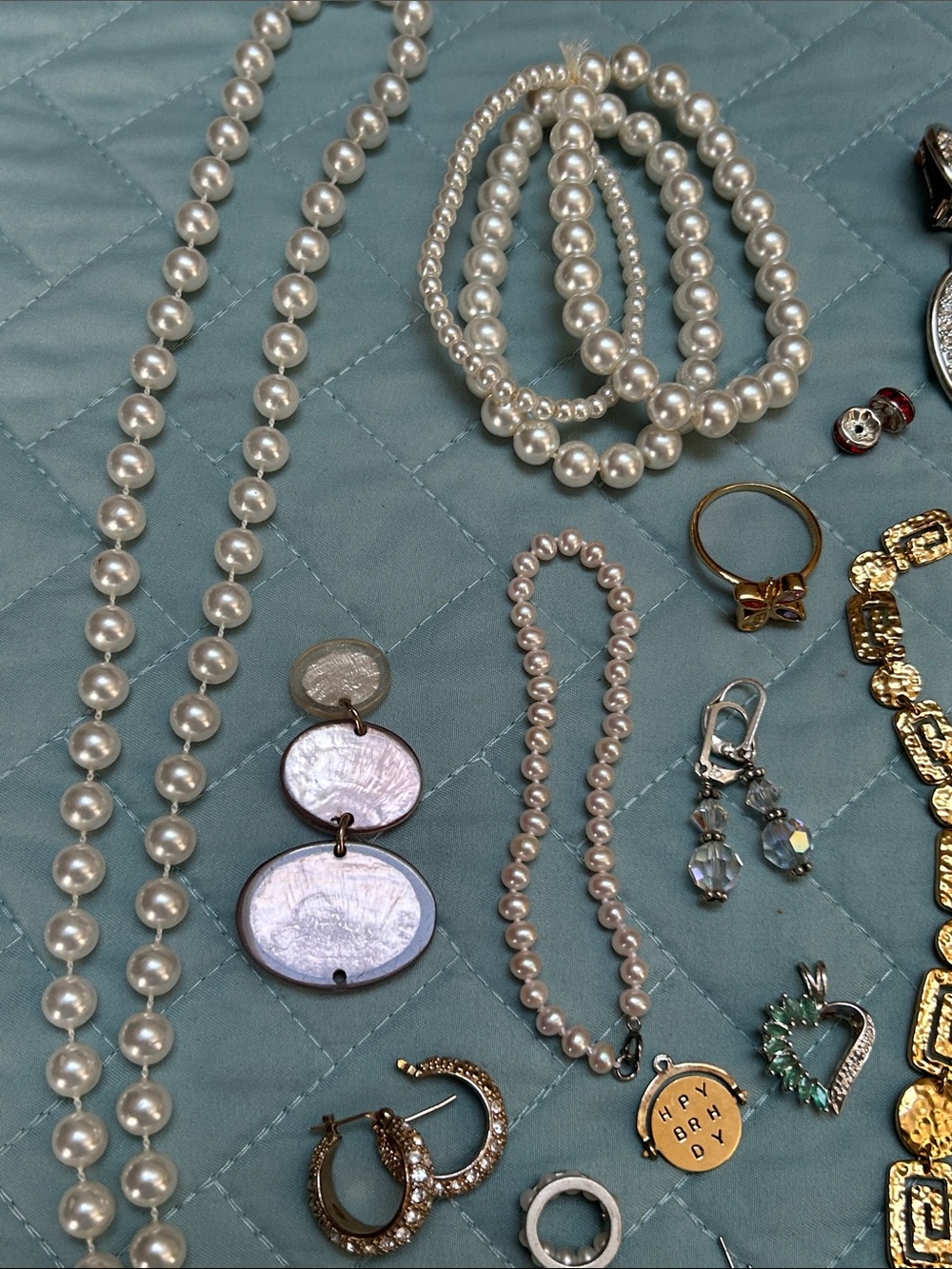 Vintage & Modern Jewelry Reseller Lot Mixed Estate Statement Necklaces Earrings - Picture 7 of 12